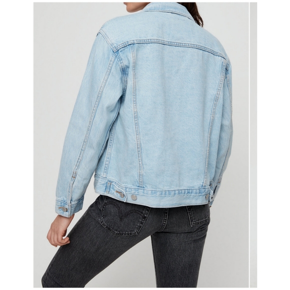 NEW Levi's Ex-Boyfriend Light Wash Jean Jacket - Picture 3 of 7